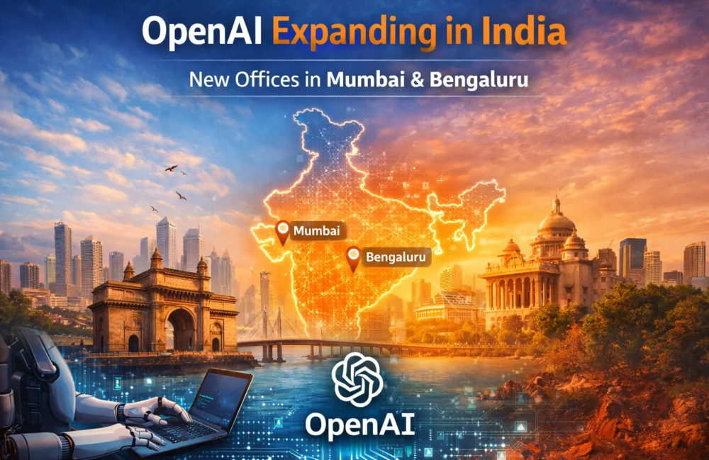 OpenAI Expands in India with Mumbai & Bengaluru Offices