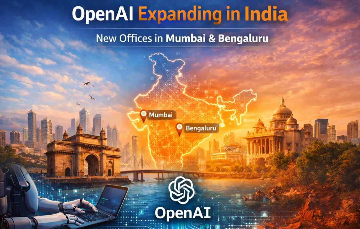 OpenAI Expands in India with Mumbai & Bengaluru Offices