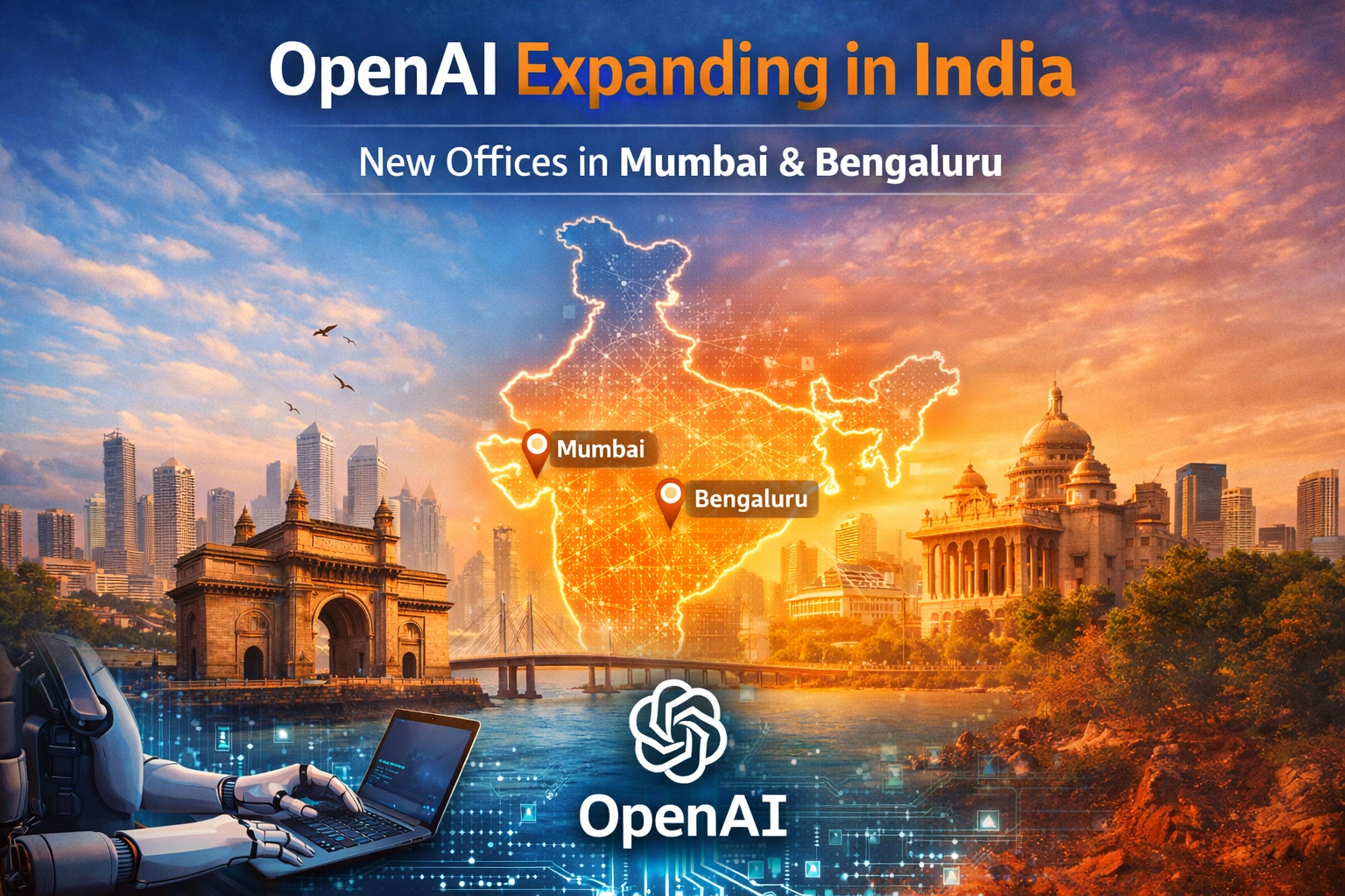 OpenAI Expands in India with Mumbai & Bengaluru Offices