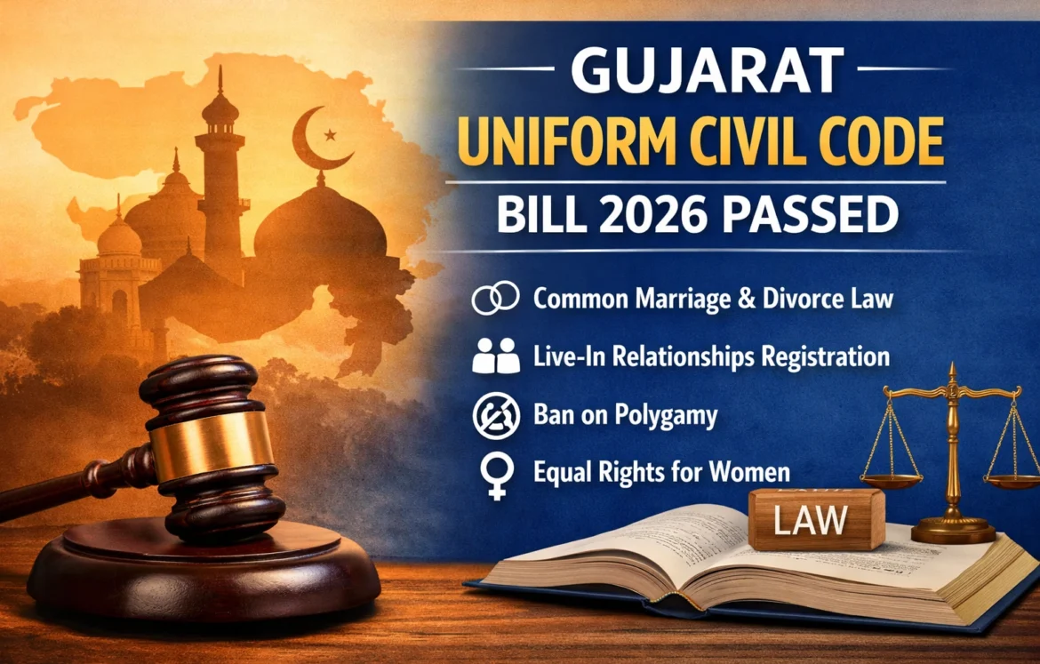 Gujarat Passes Uniform Civil Code (UCC) Bill 2026