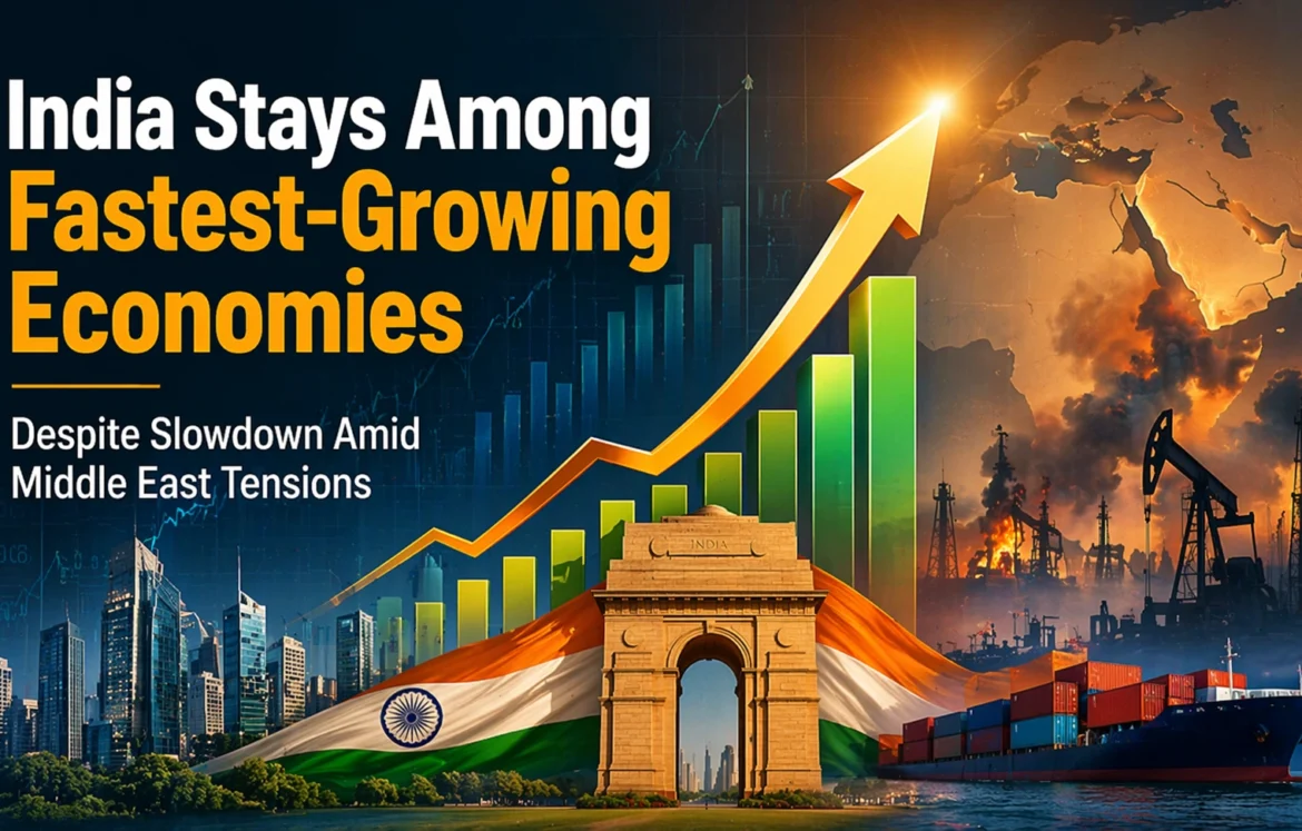 India Stays Among Fastest-Growing Economies Despite Slowdown Amid Middle East Tensions