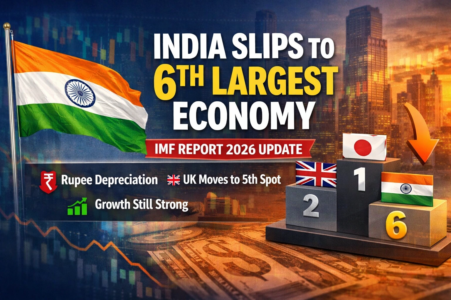 Indian Discom Ranking India GDP Ranking 2026: 6th Largest Economy Worldwide