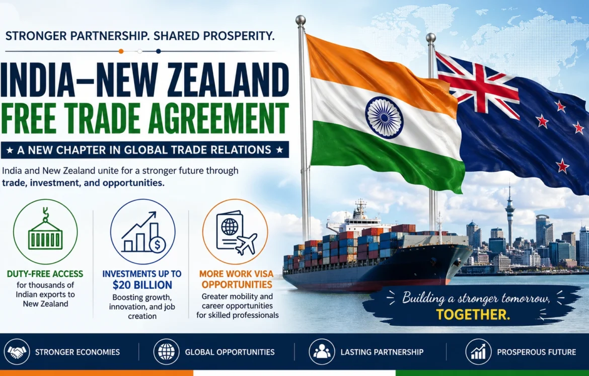 India New Zealand FTA 2026
