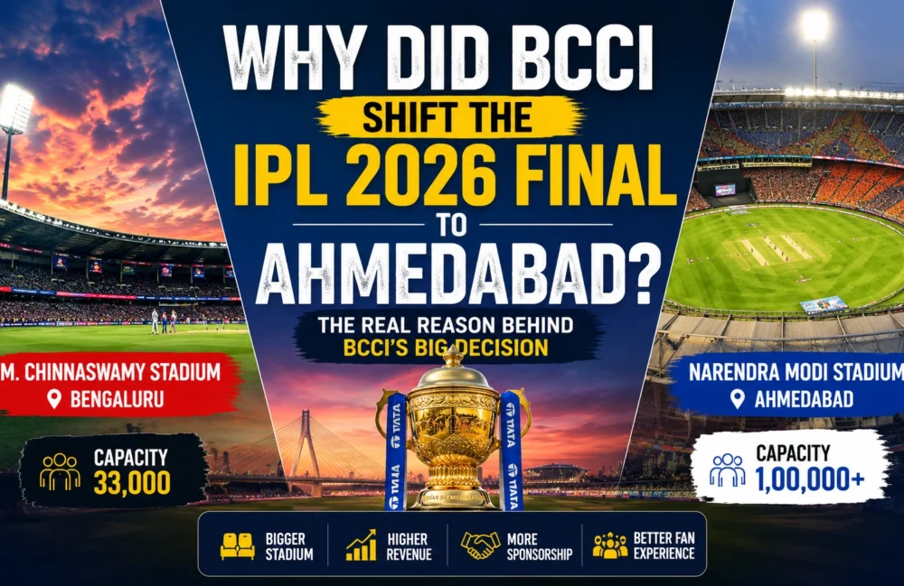 BCCI’s decision to move the IPL 2026 final to Ahmedabad