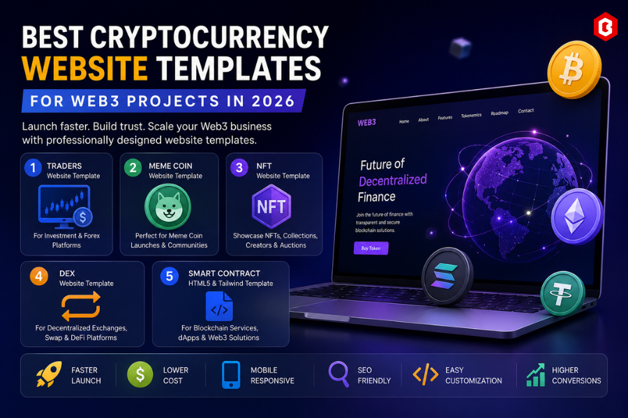 Best Cryptocurrency Website Templates for Web3 Projects in 2026